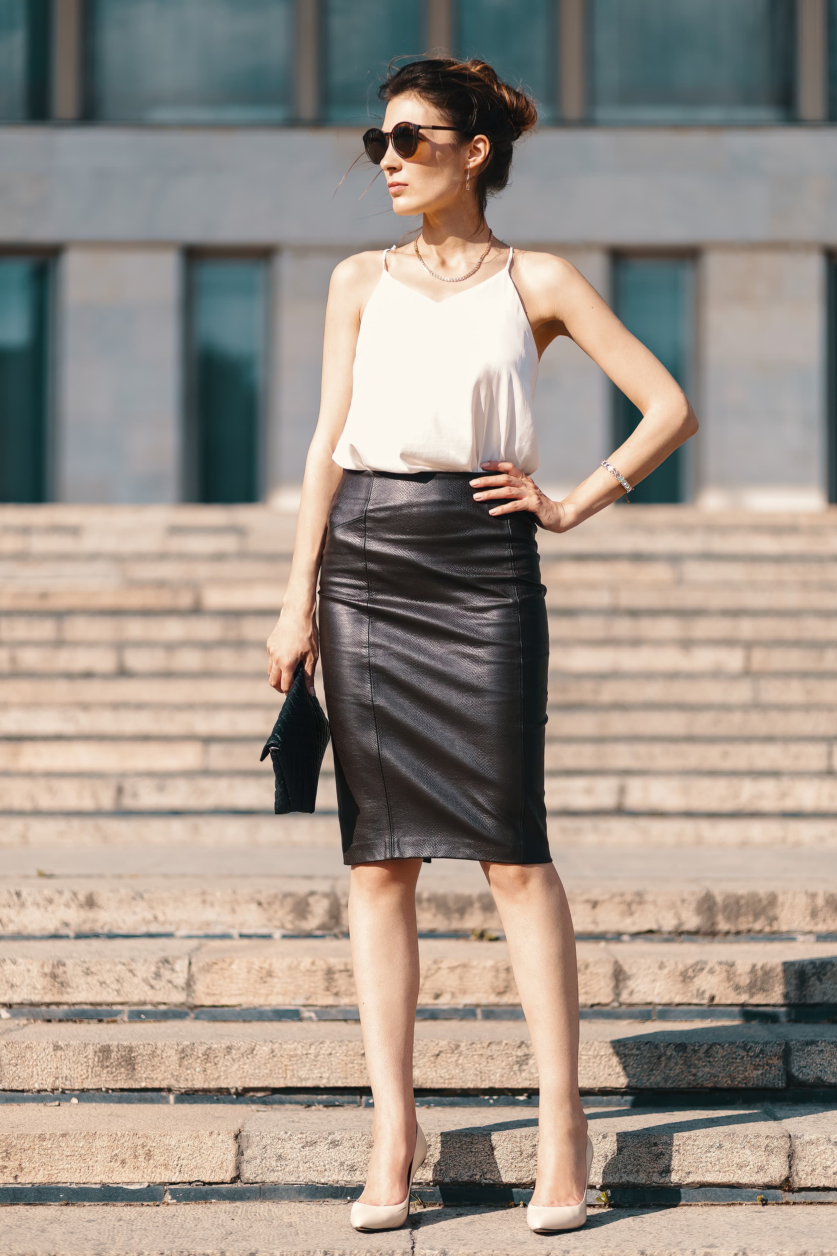 Pencil skirt keeps riding up best sale