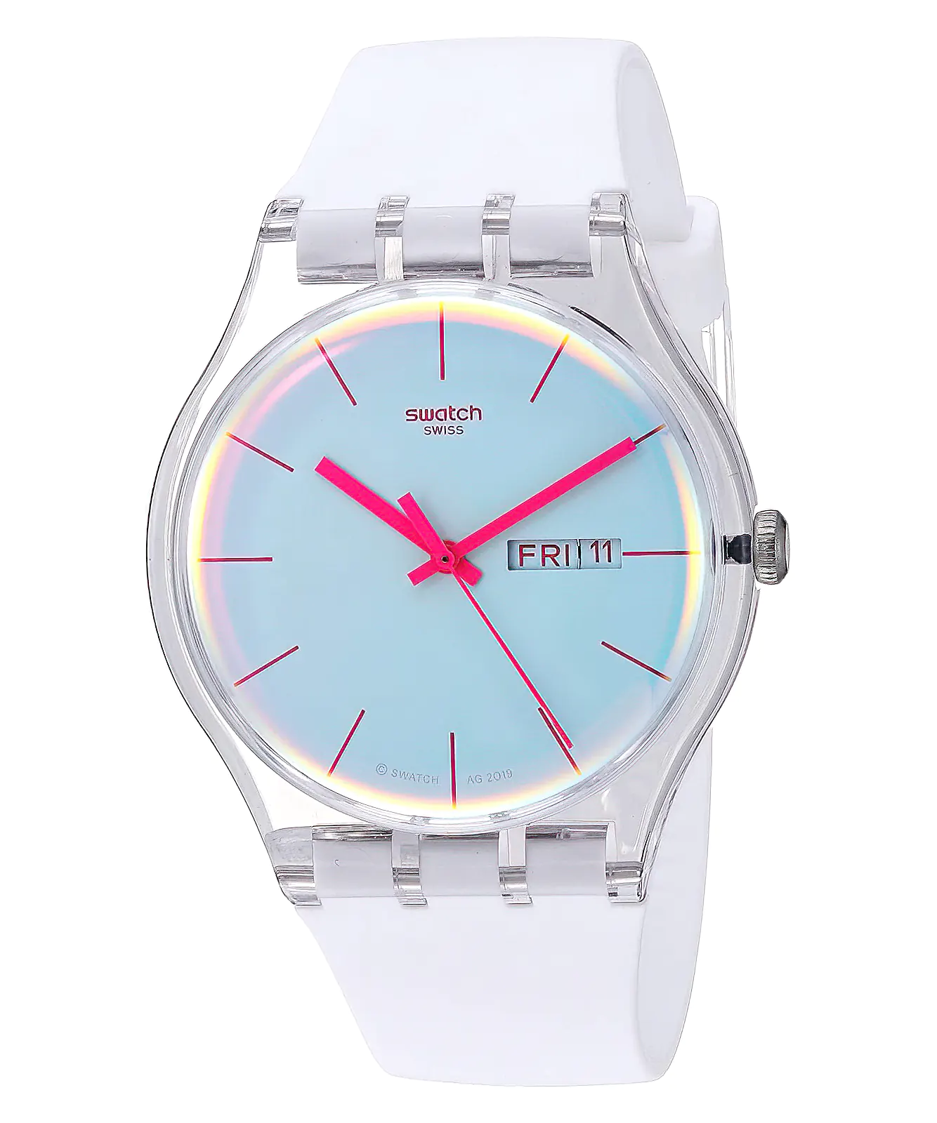 swatch suok713 transformation quartz casual watch