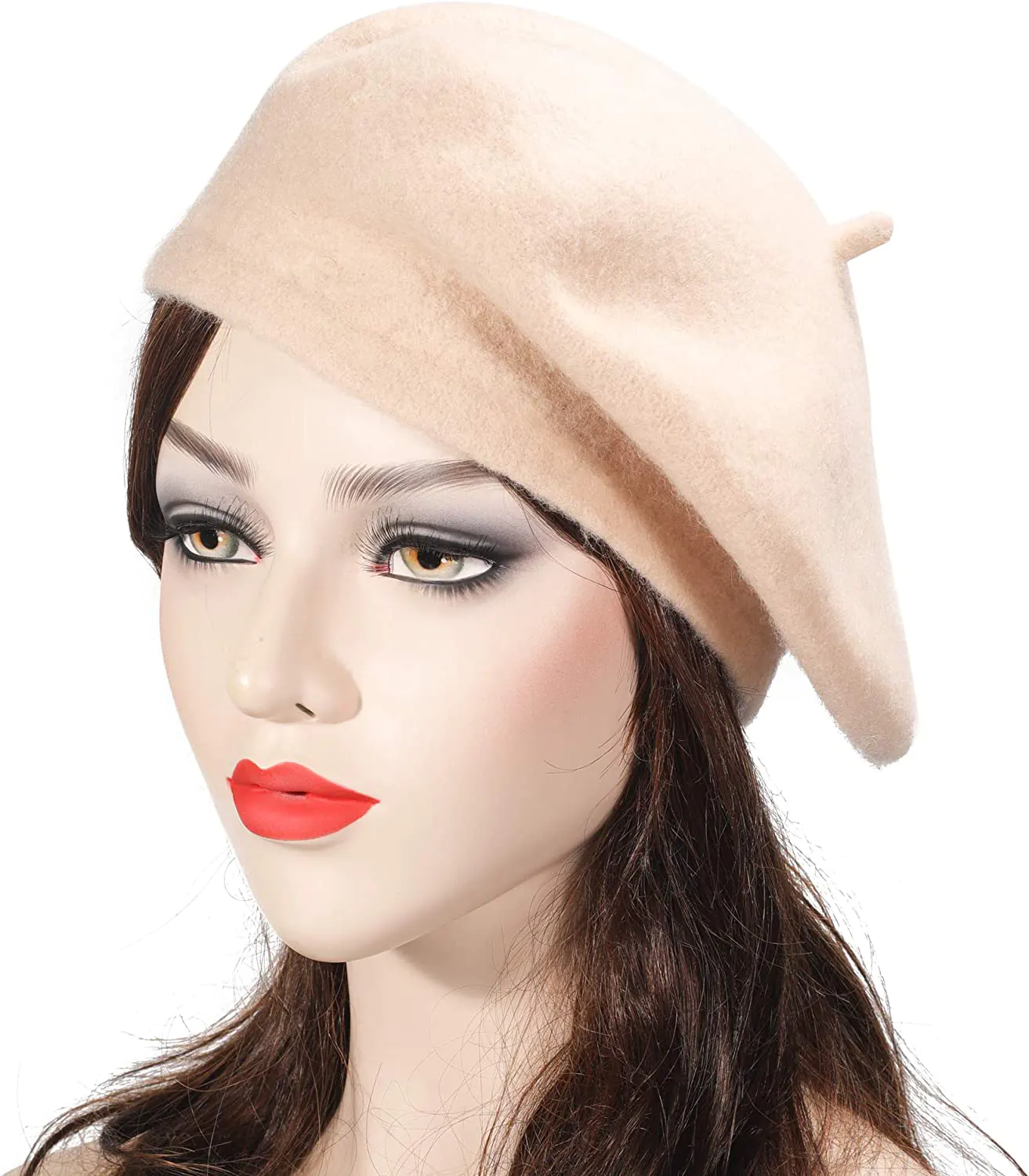 ZLYC Wool French Beret Hat for Women